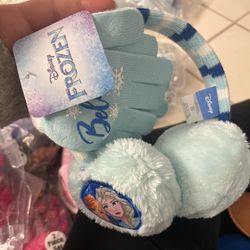 Ear Puff And Gloves 