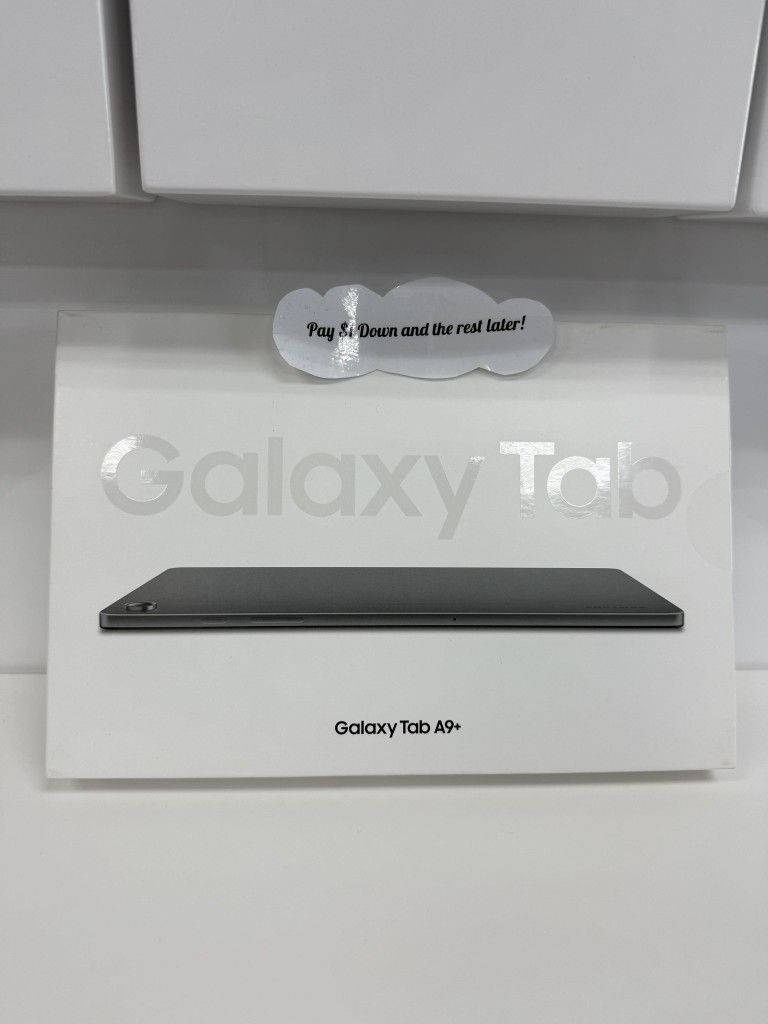 Samsung Galaxy Tab A9+ Brand New - Payments Available - Pay $1 Down To take It home