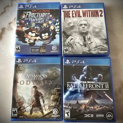 4 New Ps4 Game Bundle All Factory Sealed