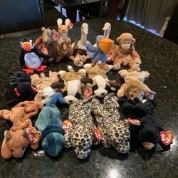Beanie Babies Original 17 Piece Collection 