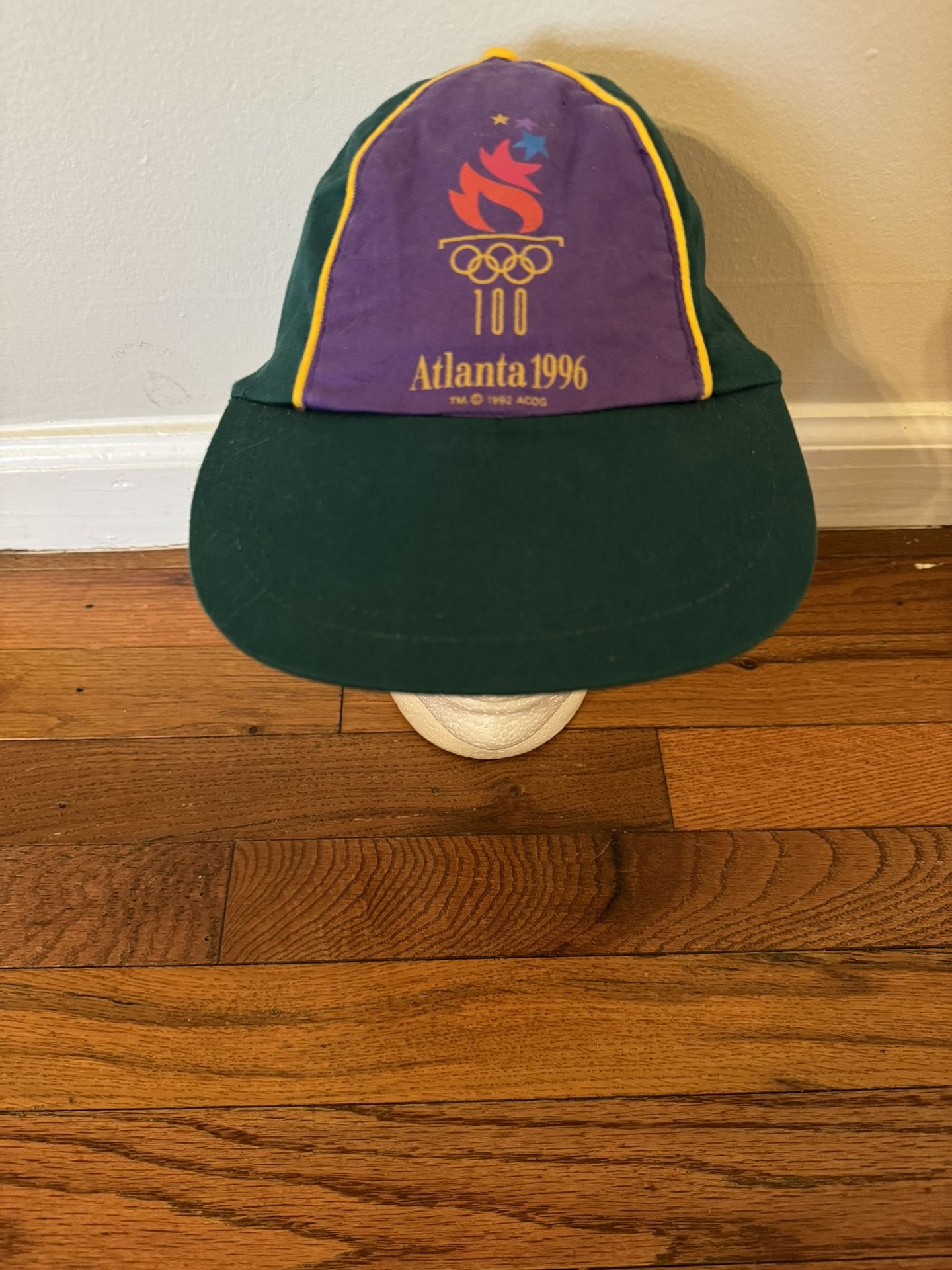 1996 Atlanta Olympics Logo Vintage Hat Olympic Games Snapback Adjustable Cap