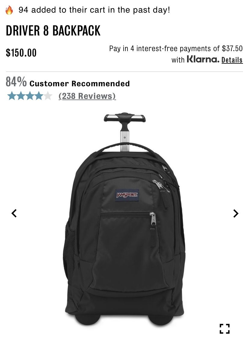 Jansport driver 8 sale best sale