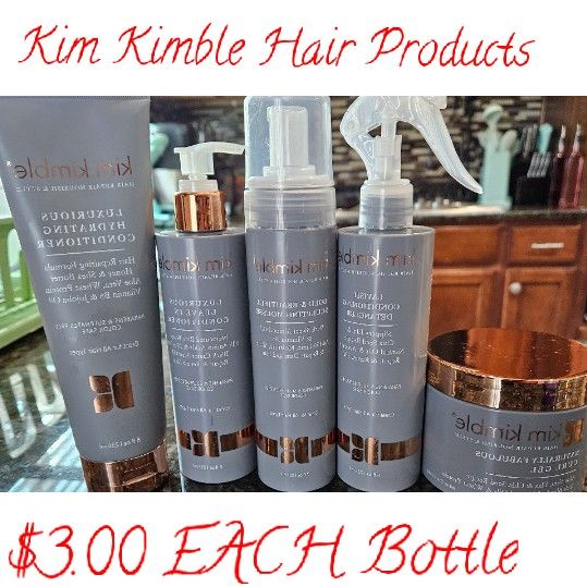 Kim Kimbel Hair Products $3.00 Brand New