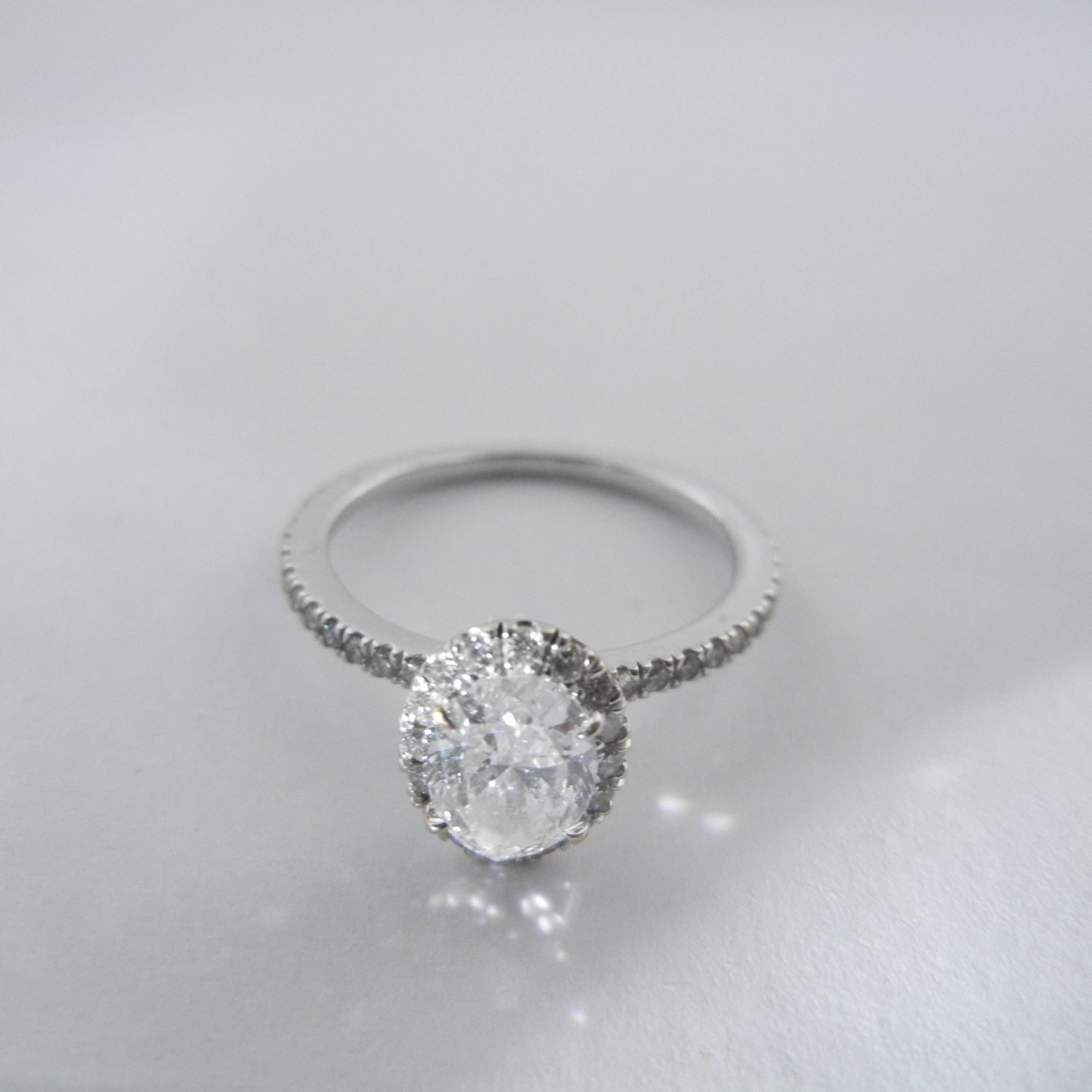 Engagement Ring (attached: Appraisal & GIA certification )