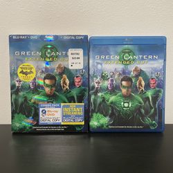 Green Lantern Extended Cut Blu Ray DVD 2 Disc Combo Movie DC Ryan Reynolds 2011