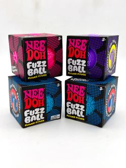 Authentic NeeDoh Fuzz Ball Flower Power