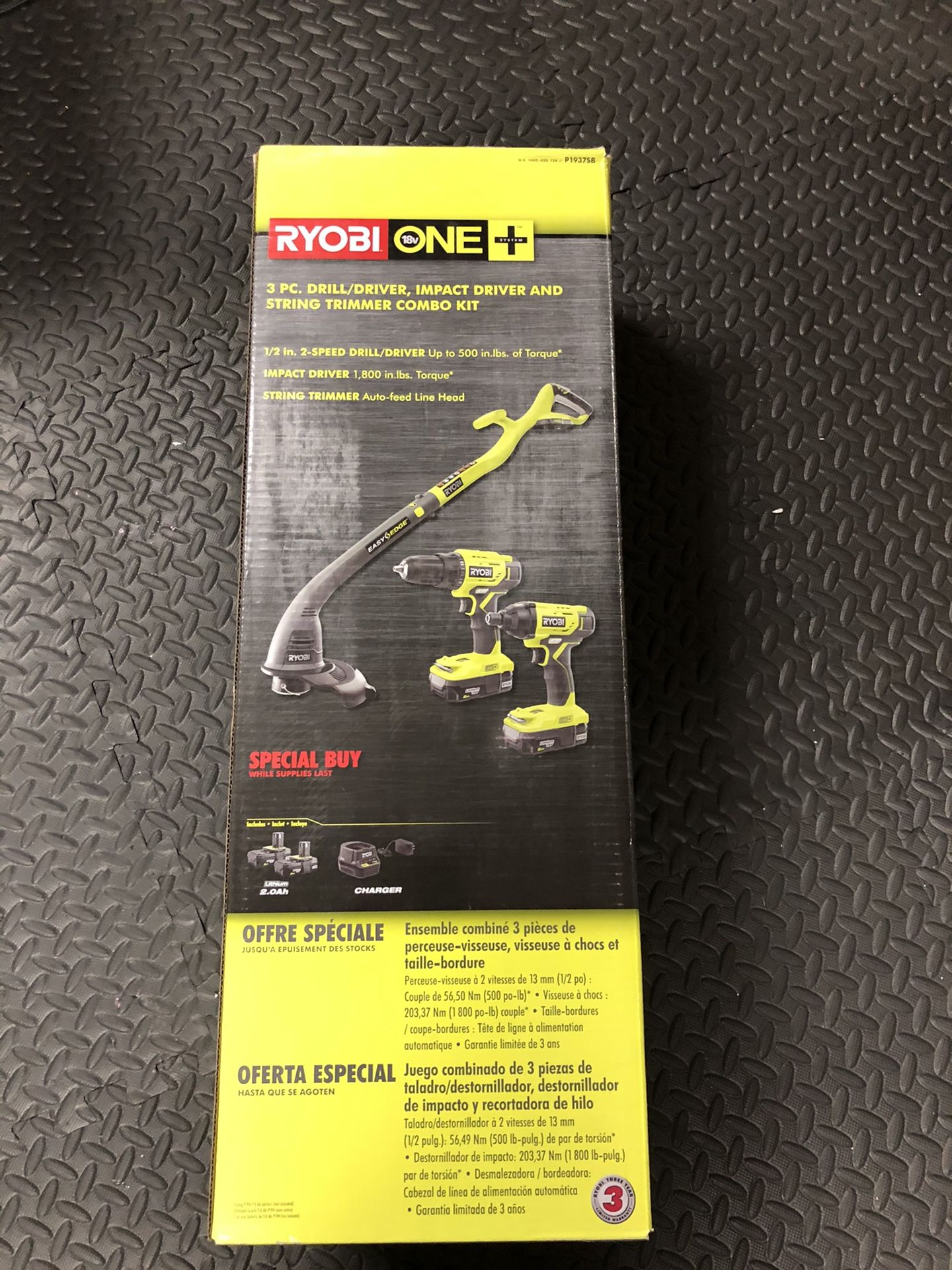 Ryobi p1937sb clearance