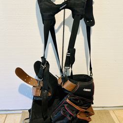Husky tool belt with Suspenders- New 