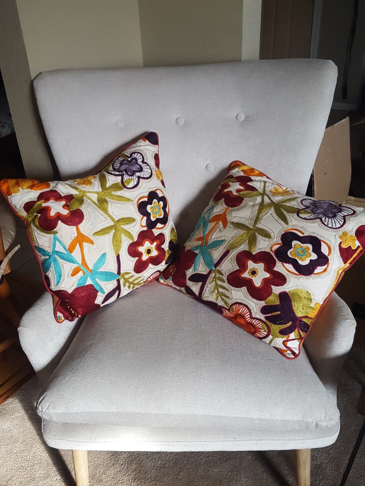 Pier one pillows (two)