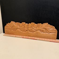 Carved Wooden Decor 