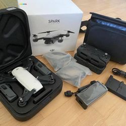 DJI Spark, Fly More Combo, Alpine White