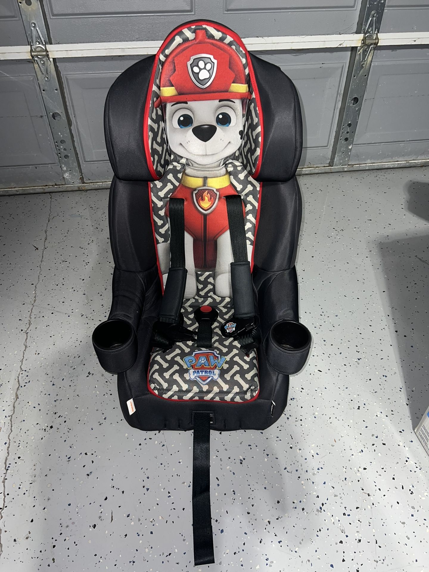KidsEmbrace Nickelodeon PAW Patrol Marshall 2-in-1 Forward-Facing Car Seat Latch | 5-Point Harness 2