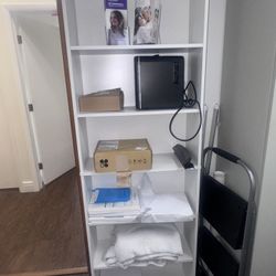 6-tier Open Storage Bookcase White