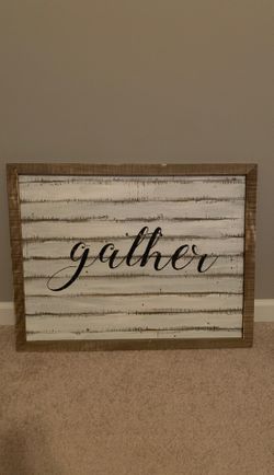 Decorative wall sign