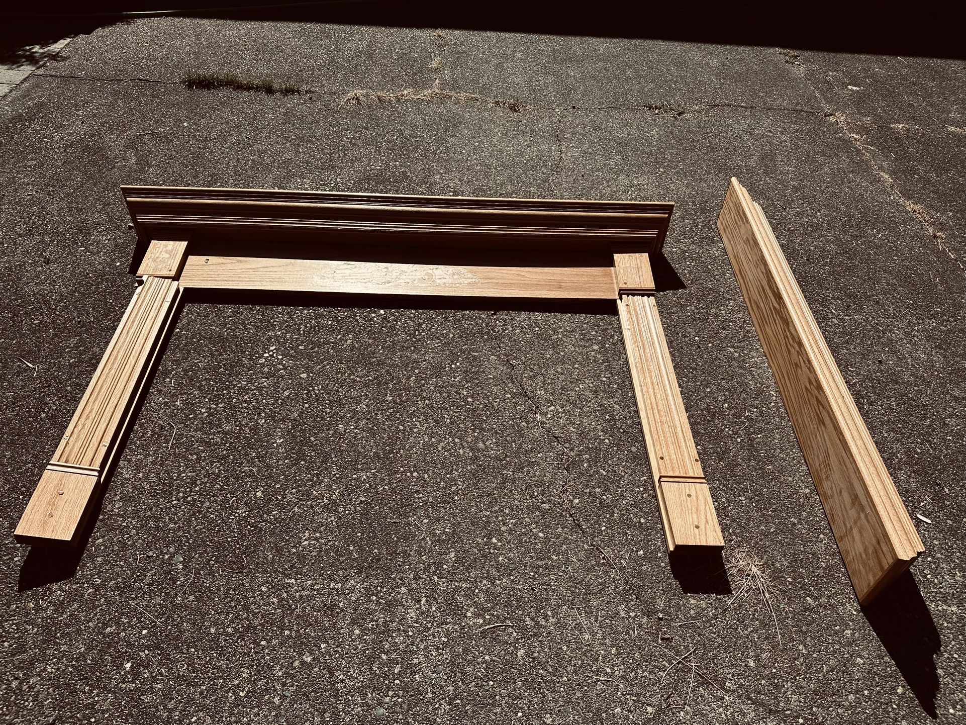 Solid Oak mantle