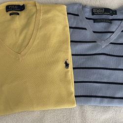 Ralph Lauren Polo v-neck Light Sweaters