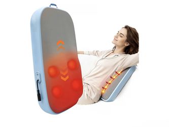 Solucky Walking Back Massager with Red Light Heat, 3 Intensity Levels, 2 Heat Settings, Deep Kneading for Back, Shoulder, Neck Pain Relief, DC 12V Wir