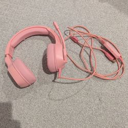 Pink Wired Gaming Headset with Microphone
