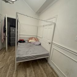 White Canopy Bed