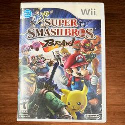 NINTENDO WII SUPER SMASH BROS BRAWL VIDEO GAME