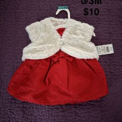 NB-0|3M Baby Christmas Dresses and More