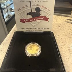 2022 Negro Leagues 90% Proof Gold Coin 43244-3