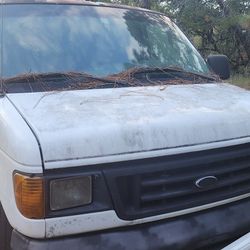 Ford Van With Ladder Carrier And Bins 