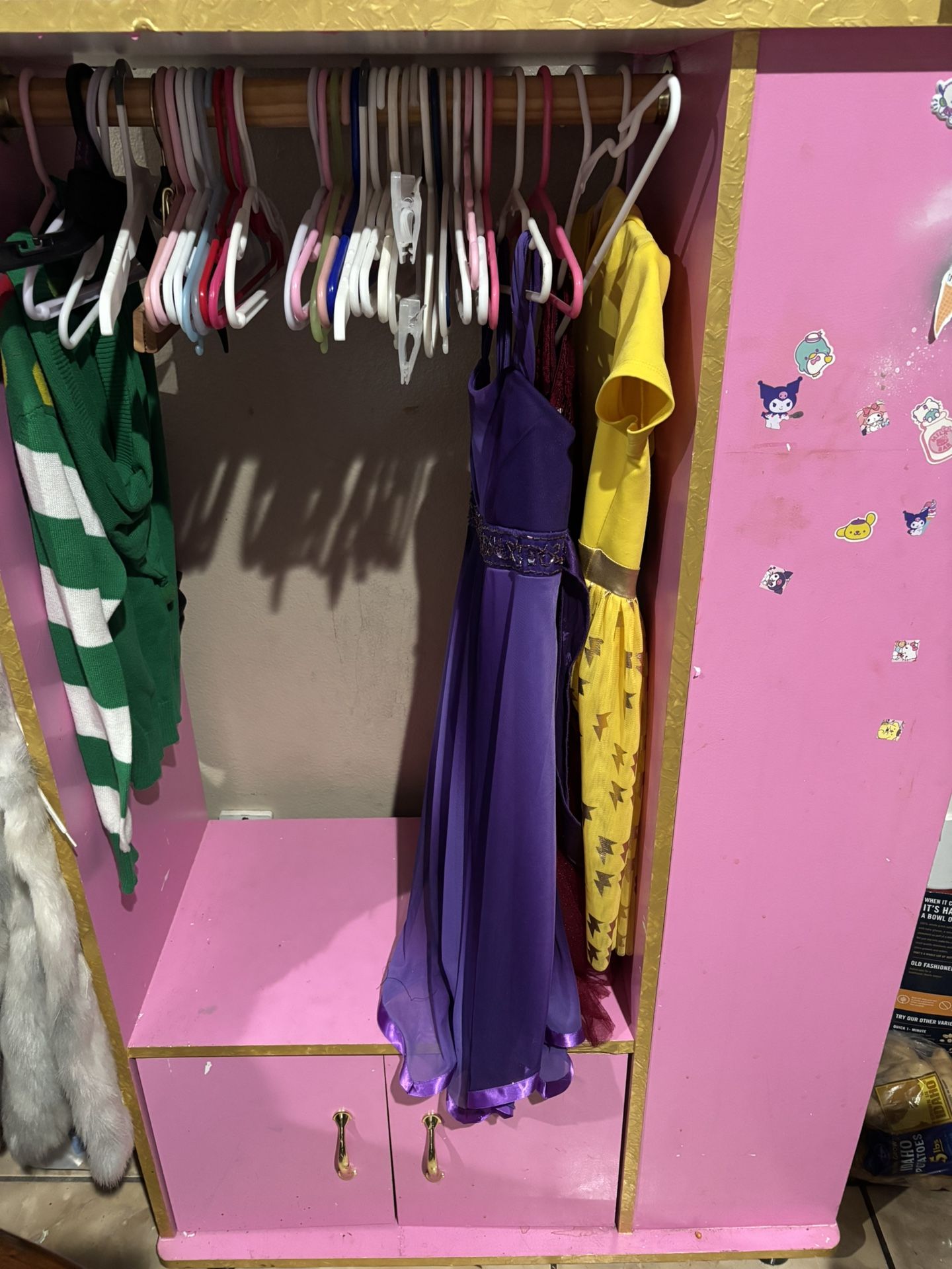Pink Wardrobe Shelf