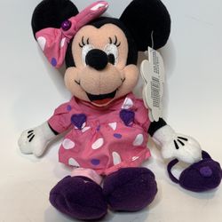 Disney Minnie Mouse Birthstone Bean Bag Plushie 