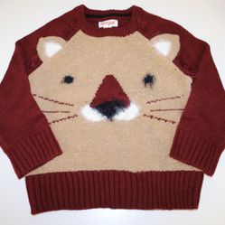 Toddler Boy Lion Pullover Sweater