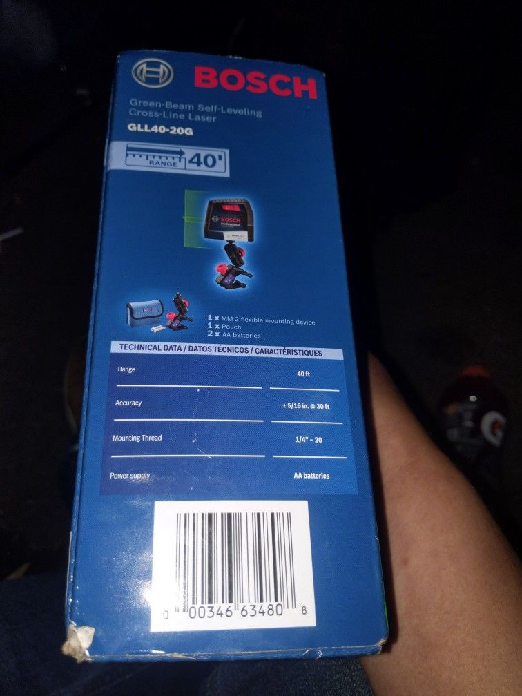 Bosch Self Leveling Cross Line Laser