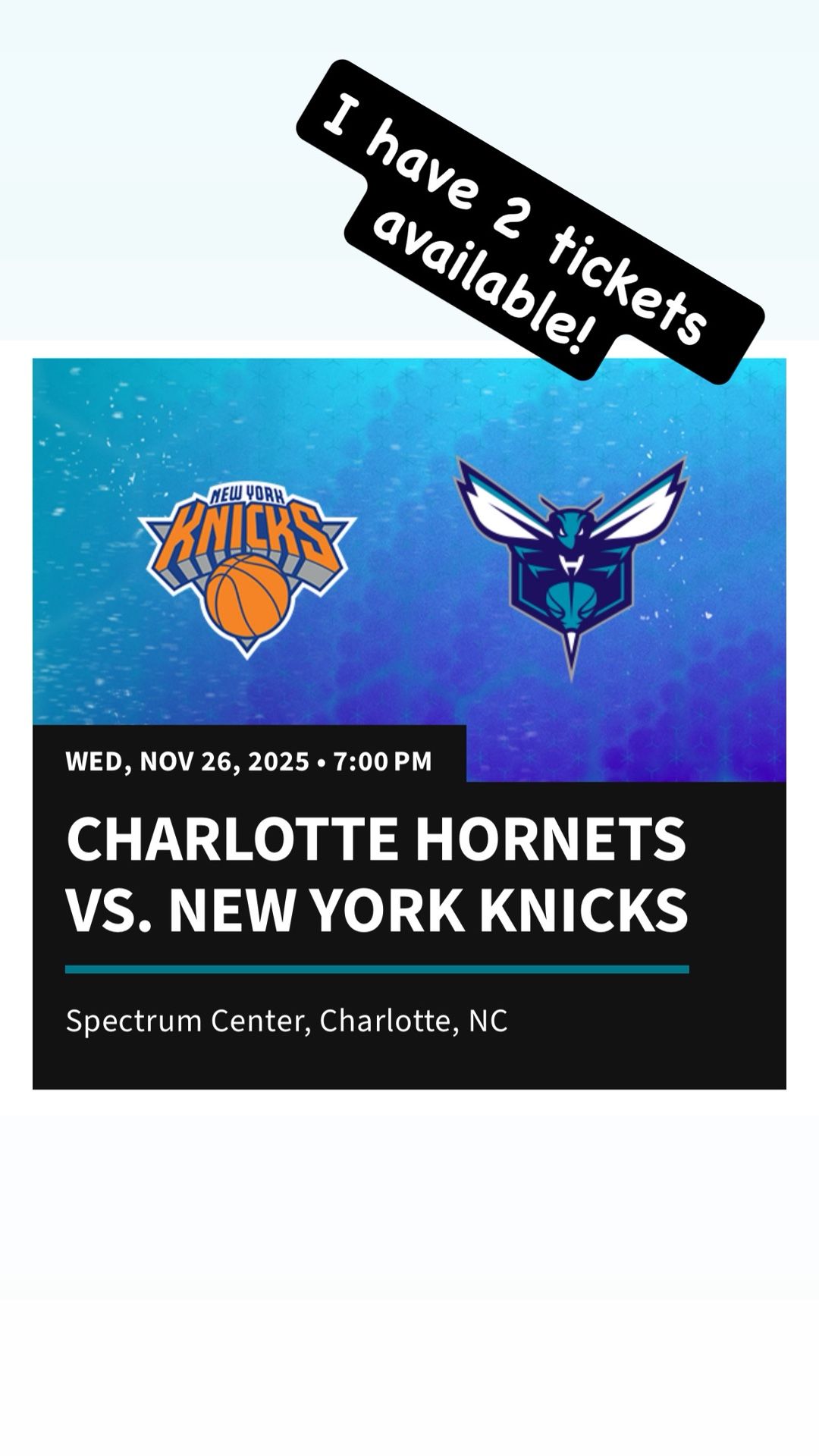 Hornets Vs Knicks