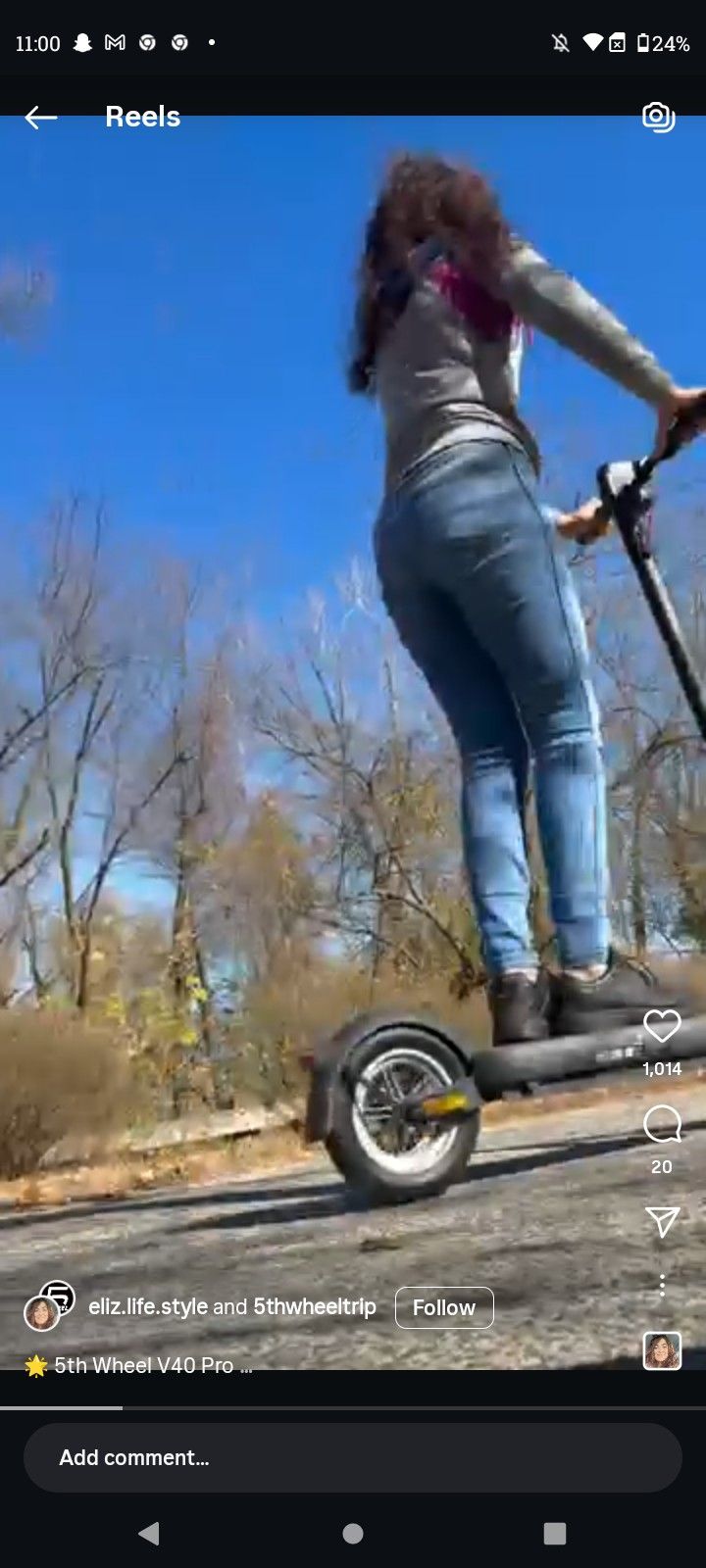 5th Wheel Electric Scooter
