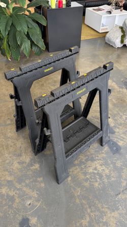 Stanley sawhorses 2pcs