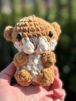Crochet Otter 🦦 plushie 🧶 handmade 🧶