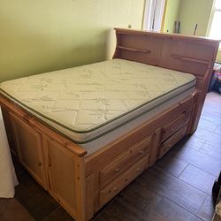Captains Bed with Storage Drawers