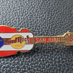 Hard Rock Cafe San Juan Guitar Pin 