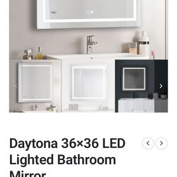 36x36 lighted mirror