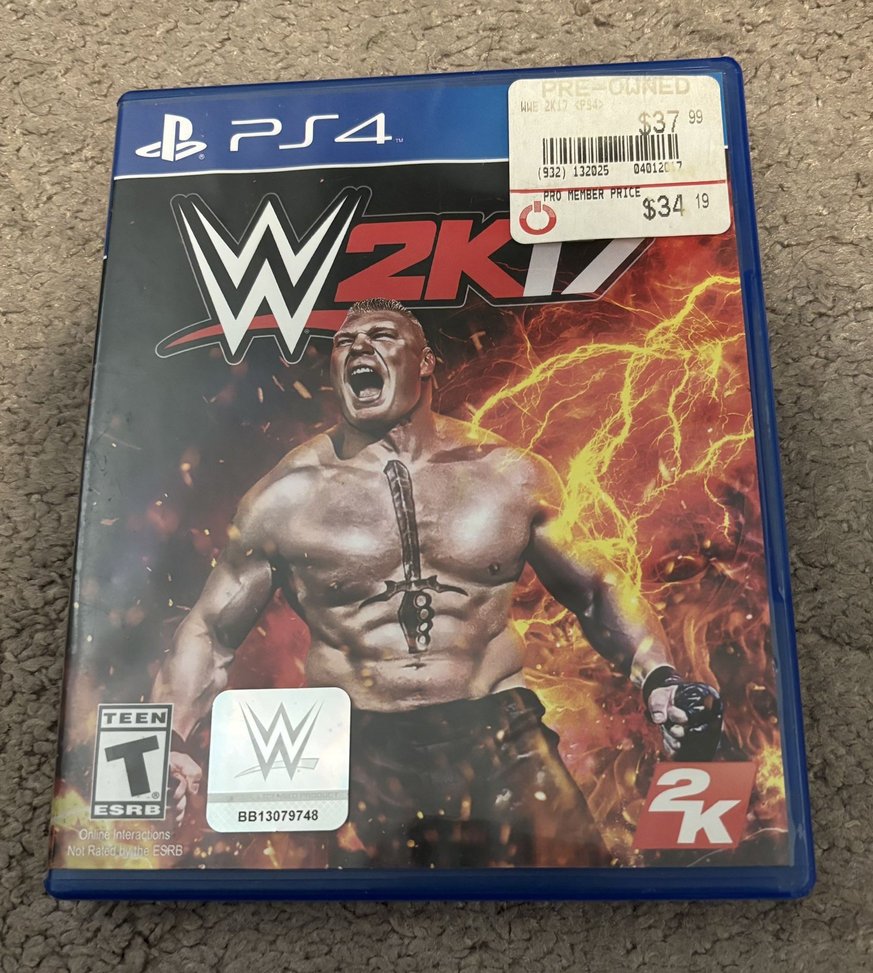 WWE 2K17 Sony PS4