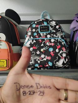 Loungefly X Dr Seuss Cat In The Hat AOP Mini Backpack