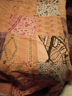 KANTHA INDIAN QUILT