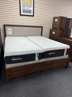 Split King Tempurepedics Firm and Medium Side. Retail Price Almost 7K Our Price $1798 for Both. Delivery Available