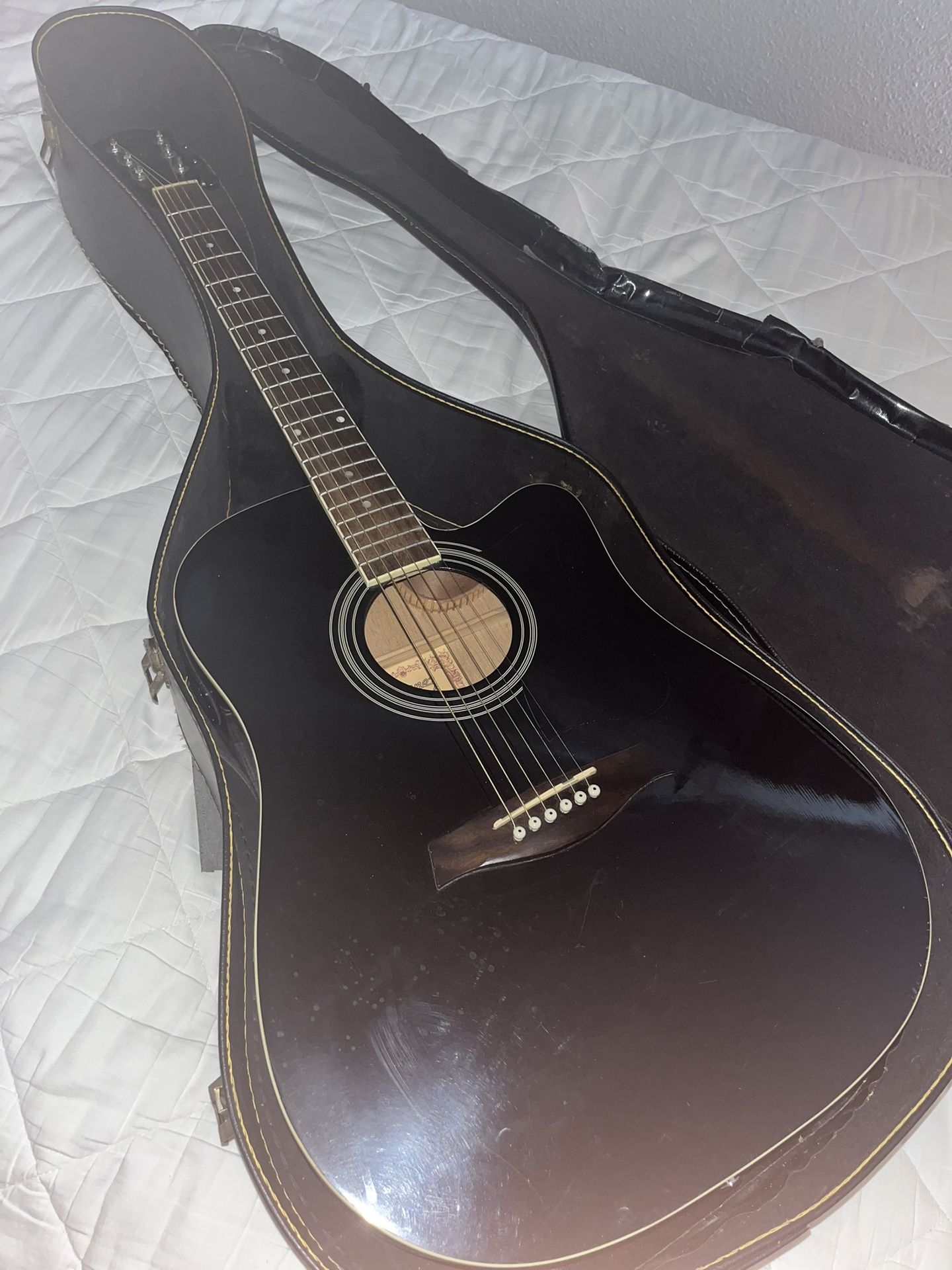 Acoustic Guitar With Case