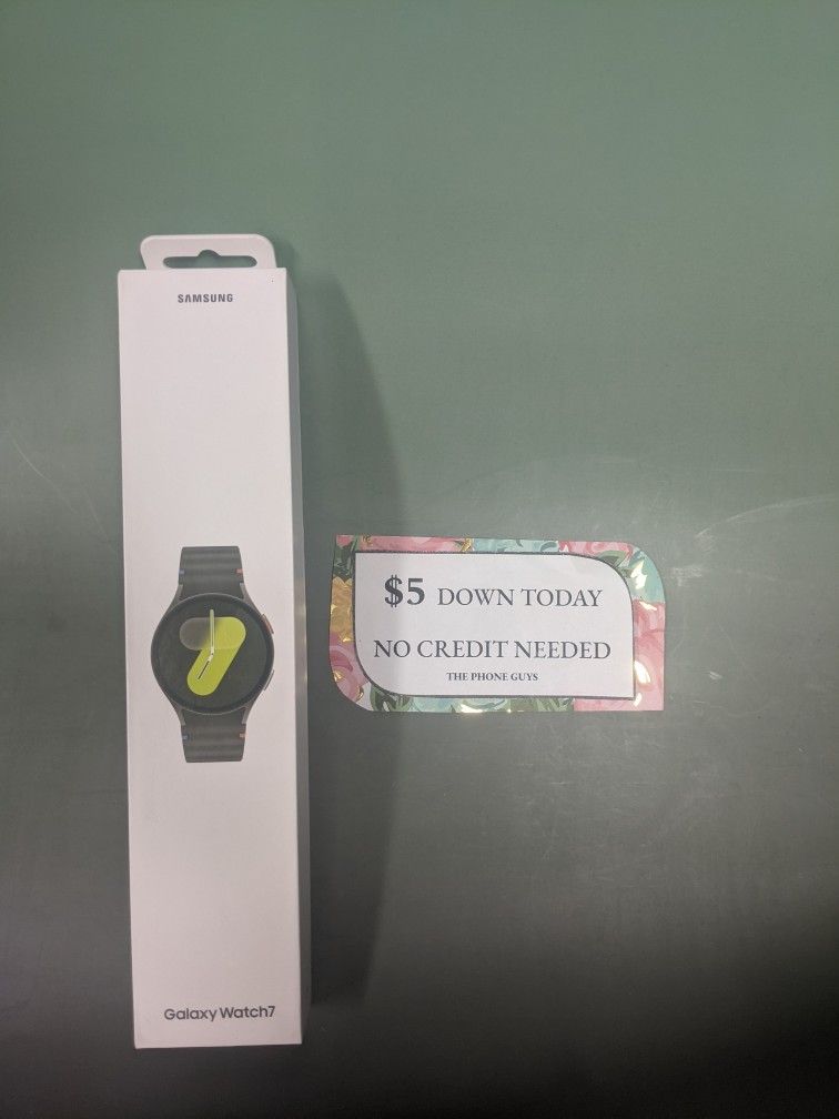 Samsung Galaxy Watch 7 Brand New 44mm - 5 Dollars Down No Credit Needed!