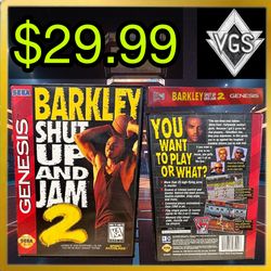 *RETRO* Barkley Shut Up and Jam 2 – Sega Genesis – 1995