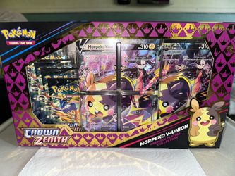 Pokémon TCG Crown Zenith V-Union Morpeko / Marnie Collection Box