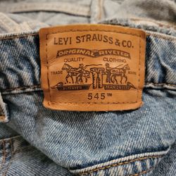 NEW LEWIS  LOOSE FIT  545 MEN'S JEANS  "Wore Once"