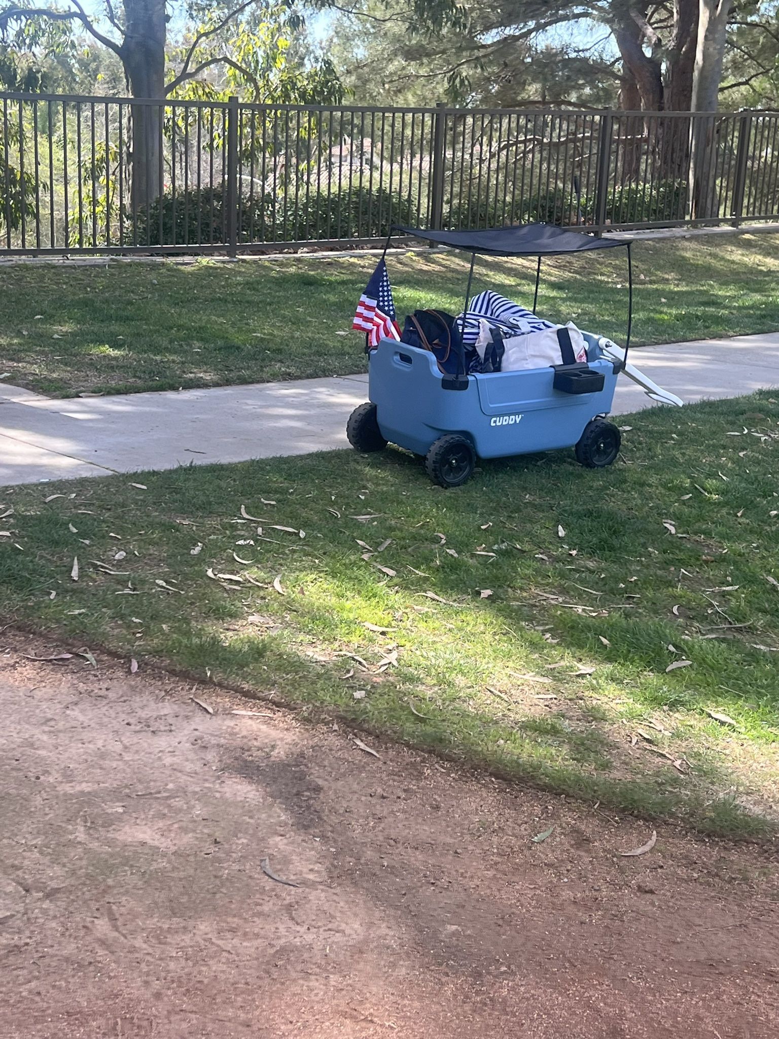 The Cuddy Wagon With Cooler Built In