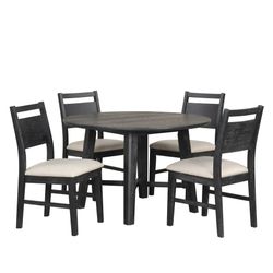 Sable Crest Dining Set With Round Table