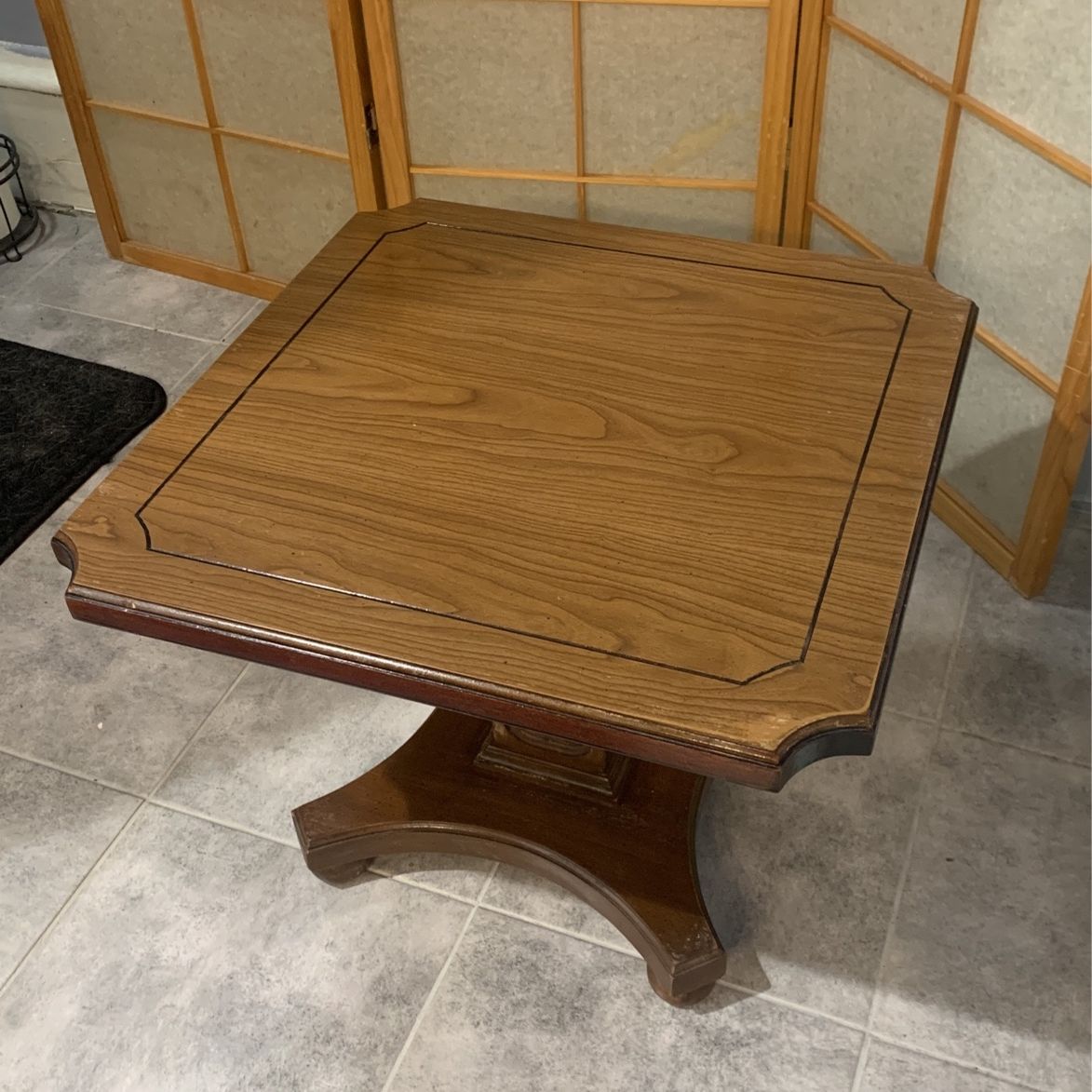 Antique Mersman 35-33 lamp plant table circa 40s